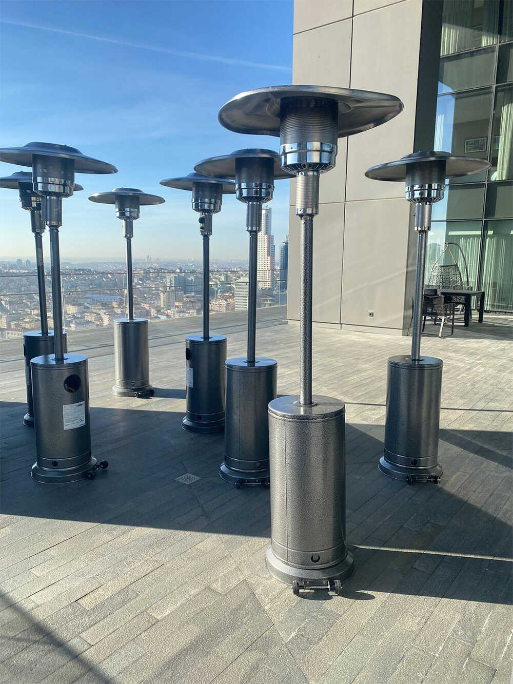 Bağcılar Palmiye Mantar Piramit Tüplü UFO Varil Elektrikli Isıtıcı Kiralama