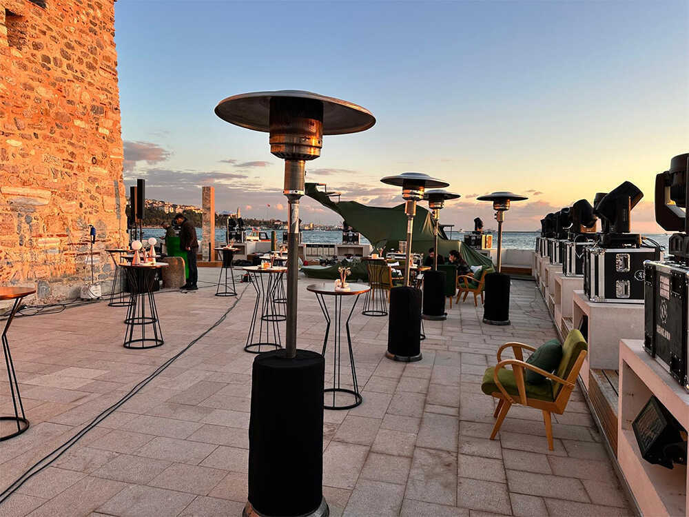 Bayrampaşa Palmiye Mantar Piramit Tüplü UFO Varil Elektrikli Isıtıcı Kiralama